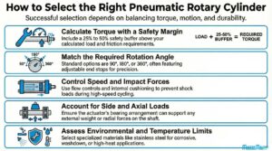 How to select the right pneumatic rotary cylinder by Mastermac2000