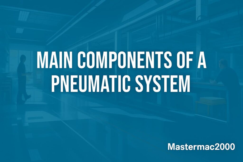 The Main Components of a Pneumatic System Mastermac2000