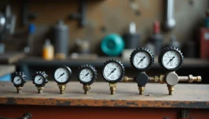 Different Types of Pneumatic Pressure Regulators in a Pneumatic Factory by Mastermac2000