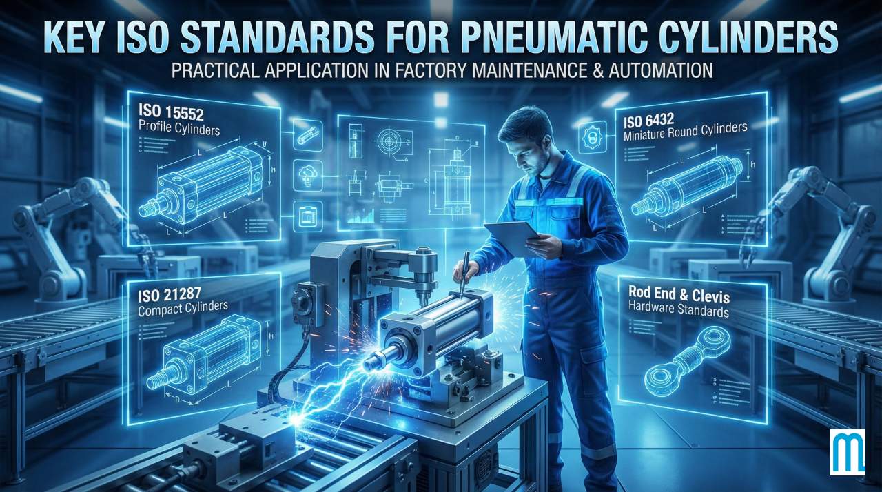 Key ISO standards for Pneumatic cylinders